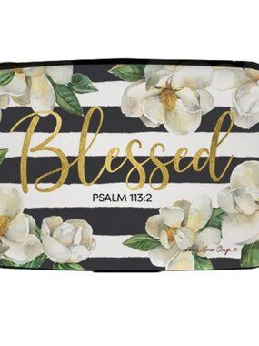 "Blessed Magnolia" RFID Credit Card Wallet